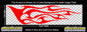 FLM797 Flame Decal