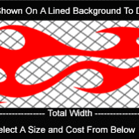  FLM798 Flame Decal