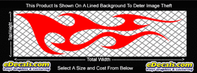 FLM798 Flame Decal