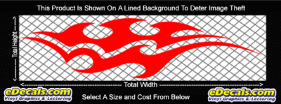 FLM799 Flame Decal
