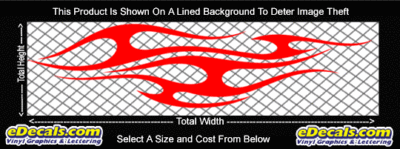 FLM800 Flame Decal