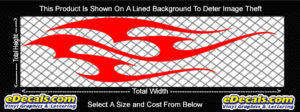 FLM802 Flame Decal