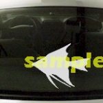 FSH100 Angelfish Fish Decal
