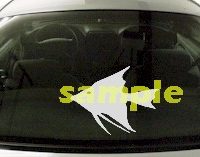  FSH100 Angelfish Fish Decal