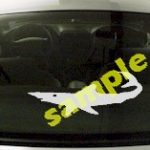 FSH102 Blue Shark Fish Decal