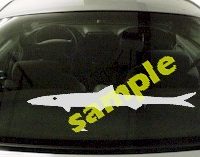  FSH103 Bonefish Fish Decal