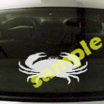 FSH110 Crab Fish Decal