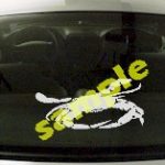 FSH111 Crab Fish Decal