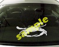  FSH111 Crab Fish Decal