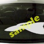 FSH112 Fantail Fish Decal