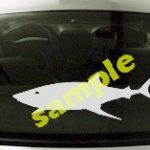 FSH116 Great White Shark Fish Decal