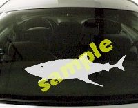  FSH116 Great White Shark Fish Decal
