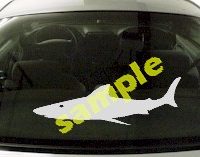  FSH117 Great White Shark Fish Decal