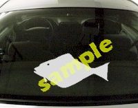  FSH119 Hallibut Fish Decal