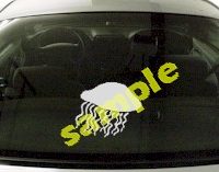  FSH121 Jellyfish Fish Decal