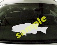  FSH123 Largemouth Bass Fish Decal
