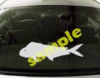  FSH128 Mahi Mahi Fish Decal