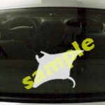 FSH129 Manta Ray Fish Decal