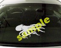  FSH132 Octopus Fish Decal