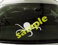  FSH134 Octopus Fish Decal