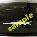 FSH135 Paddle Fish Decal