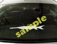  FSH135 Paddle Fish Decal