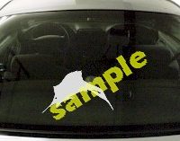  FSH141 Sailfish Fish Decal