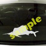 FSH142 Sailfish Fish Decal