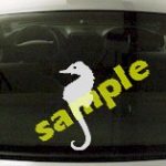 FSH146 Seahorse Fish Decal
