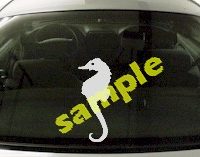  FSH146 Seahorse Fish Decal