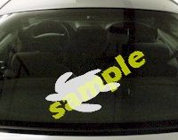  FSH148 Sea Turtle Fish Decal
