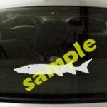 FSH158 Sturgeon Fish Decal
