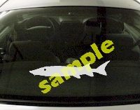  FSH158 Sturgeon Fish Decal