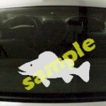FSH166 Walleye Fish Decal
