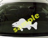  FSH166 Walleye Fish Decal