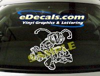  FTS100 Alien Fantasy Cartoon Decal