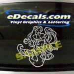 FTS102 Mermaid Fantasy Cartoon Decal
