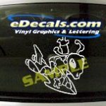 FTS103 Alien Fantasy Cartoon Decal