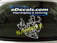  FTS103 Alien Fantasy Cartoon Decal