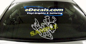 FTS103 Alien Fantasy Cartoon Decal