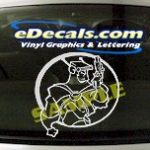 FTS106 Space Soldier Warrior Fantasy Cartoon Decal