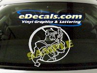  FTS106 Space Soldier Warrior Fantasy Cartoon Decal