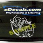 FTS107 Fantasy Woman Cartoon Decal