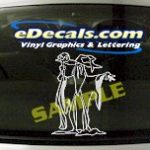 FTS112 Wizard Warlock Warrior Fantasy Cartoon Decal