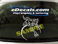  FTS115 Fairie Frog Fantasy Cartoon Decal