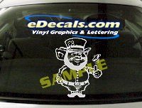  FTS119 Leprichaun Fantasy Cartoon Decal