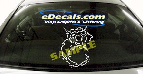 FTS123 Space Ball Rock Fantasy Cartoon Decal