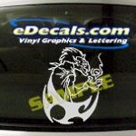 FTS124 Wizard Warlock Warrior Fantasy Cartoon Decal