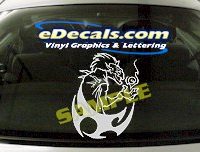  FTS124 Wizard Warlock Warrior Fantasy Cartoon Decal
