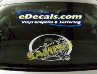  FTS125 Fairie Woman Fantasy Cartoon Decal